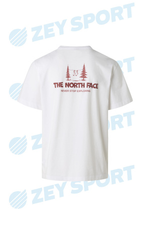Camping Relaxed Short Sleeve Tee-Graph Erkek T-Shirt - NF0A8GQM Beyaz - 2