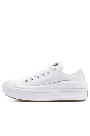 Canvas Color Chuck Taylor All Star Move Kadın Sneaker - 570257C Beyaz - 2