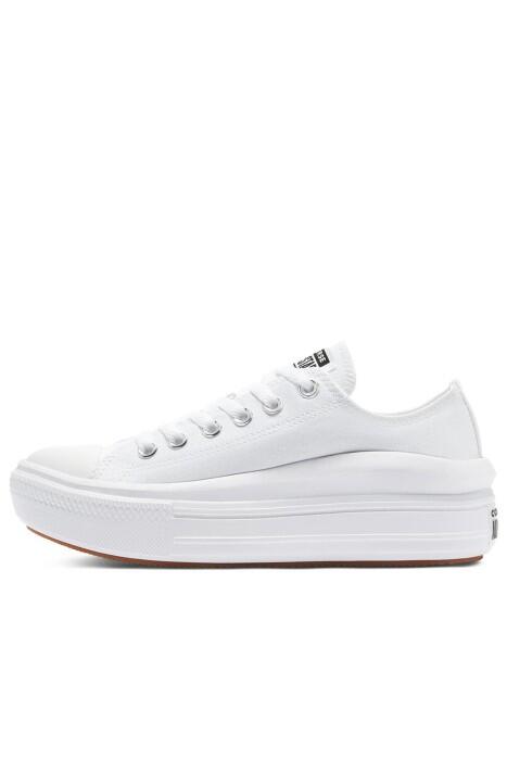 Canvas Color Chuck Taylor All Star Move Kadın Sneaker - 570257C Beyaz - 2