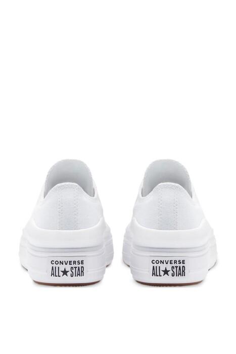 Canvas Color Chuck Taylor All Star Move Kadın Sneaker - 570257C Beyaz - 5