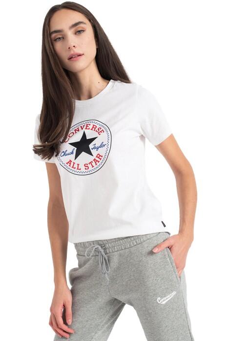 Chuck Patch Classic Tee Kadın T-Shirt - 10022560 Beyaz - 1