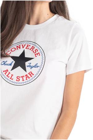 Chuck Patch Classic Tee Kadın T-Shirt - 10022560 Beyaz - 5