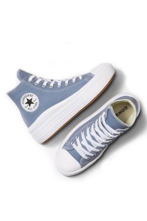 Chuck Taylor All Star Move Kadın Platform Ayakkabı - A06500C Mavi - 4