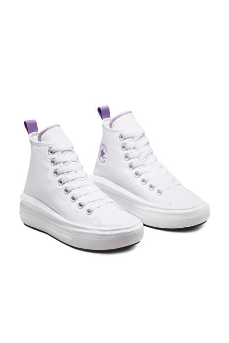 Chuck Taylor All Star Move Platform Çocuk Ayakkabı - A03667C Beyaz - 2