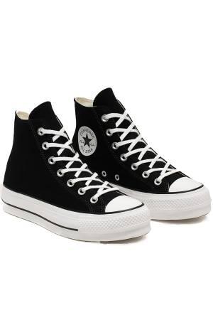 Chuck Taylor All Star Platform Canvas Kadın Sneaker - 560845C Siyah - 3