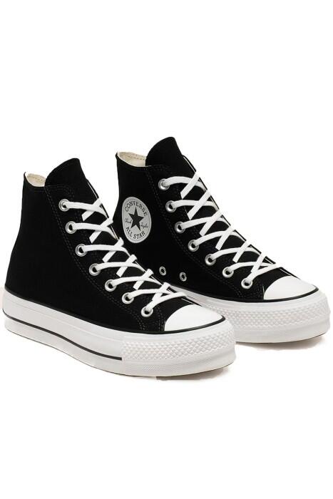 Chuck Taylor All Star Platform Canvas Kadın Sneaker - 560845C Siyah - 3
