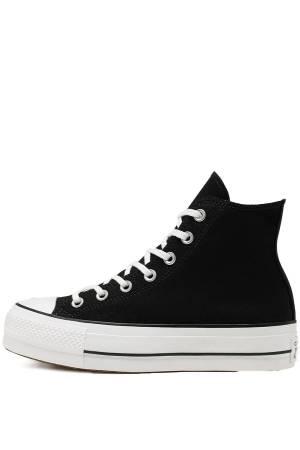 Chuck Taylor All Star Platform Canvas Kadın Sneaker - 560845C Siyah - 5