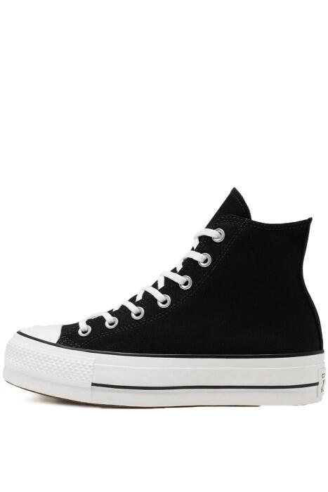 Chuck Taylor All Star Platform Canvas Kadın Sneaker - 560845C Siyah - 5