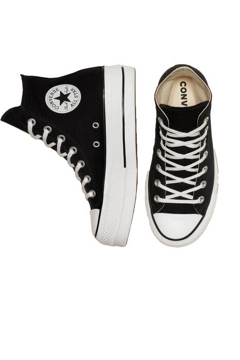 Chuck Taylor All Star Platform Canvas Kadın Sneaker - 560845C Siyah - 6