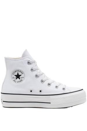 Chuck Taylor All Star Platform Canvas Kadın Sneaker - 560846C Beyaz - Converse