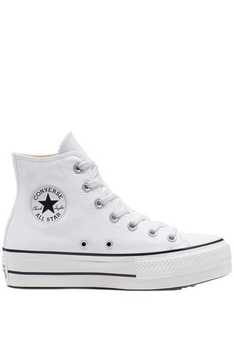 Chuck Taylor All Star Platform Canvas Kadın Sneaker - 560846C Beyaz - 1