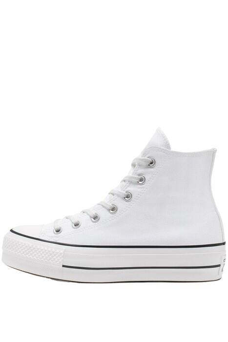Chuck Taylor All Star Platform Canvas Kadın Sneaker - 560846C Beyaz - 4