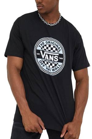 Circle Checker Ss Tee Erkek T-Shirt - VN0A7S7C Siyah - Vans