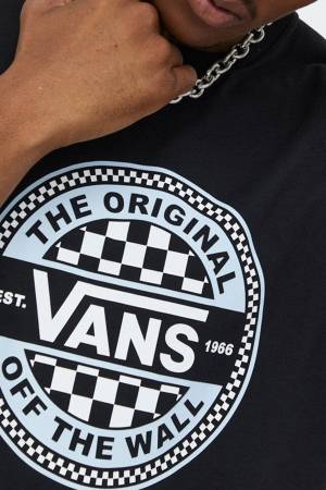 Circle Checker Ss Tee Erkek T-Shirt - VN0A7S7C Siyah - 3
