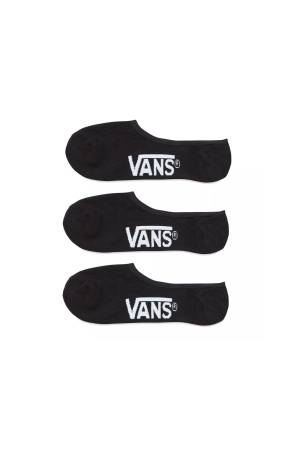 Classic Süper No Show (9.5-13, 3Pk) Erkek Çorap - VN000XTT Siyah - Vans