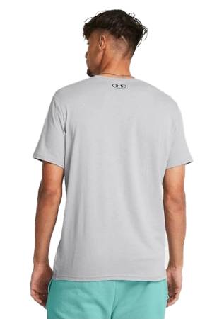 Colorblock Wordmark Ss Erkek T-Shirt - 1382829 Mod Gri/Siyah - 4
