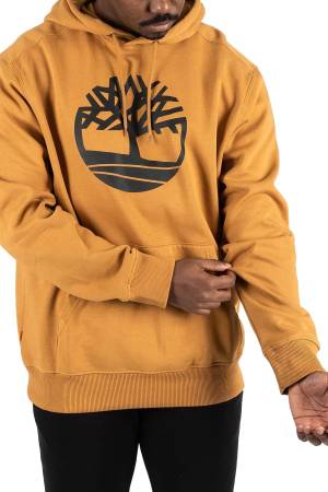 Core Logo P/O Hood Bb Erkek SweatShirt - TB0A2BJH Sarı/Siyah - 1