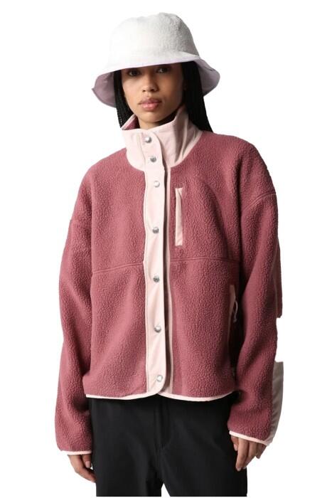 Cragmont Fleece Kadın Ceket - NF0A5A9L Bordo/Krem - 1