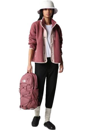 Cragmont Fleece Kadın Ceket - NF0A5A9L Bordo/Krem - 2