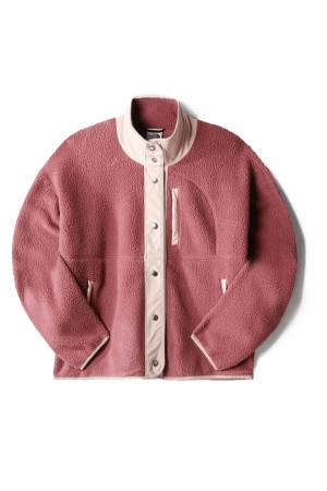 Cragmont Fleece Kadın Ceket - NF0A5A9L Bordo/Krem - 9
