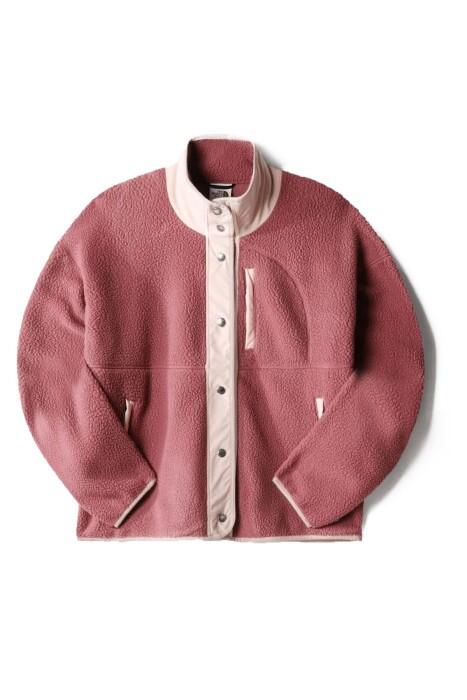 Cragmont Fleece Kadın Ceket - NF0A5A9L Bordo/Krem - 9