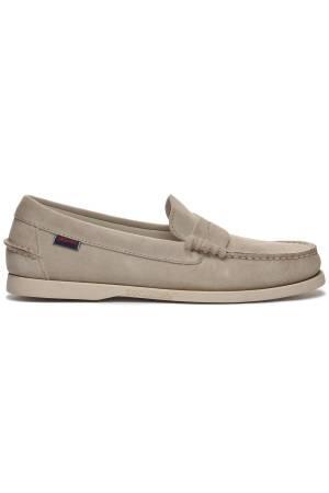Dan Boat Flesh Out Erkek Nubuk Deri Ayakkabı - 7111MSW Boz Kahverengi - Sebago
