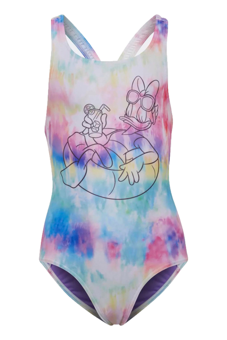 Disney Aop Suit Kız Çocuk Mayo - HC9645 Çok Renkli - 1