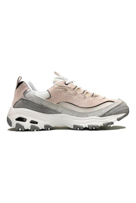 D'Lites-Free Energy Kadın Sneakers - 13147 Beyaz/Gri/Pembe - 2