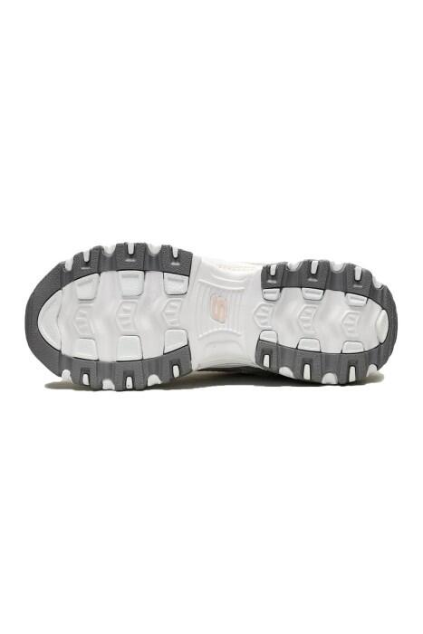 D'Lites-Free Energy Kadın Sneakers - 13147 Beyaz/Gri/Pembe - 4