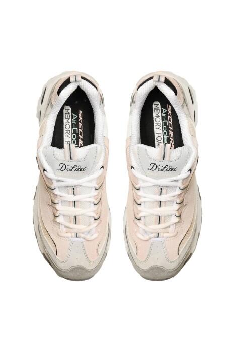 D'Lites-Free Energy Kadın Sneakers - 13147 Beyaz/Gri/Pembe - 5