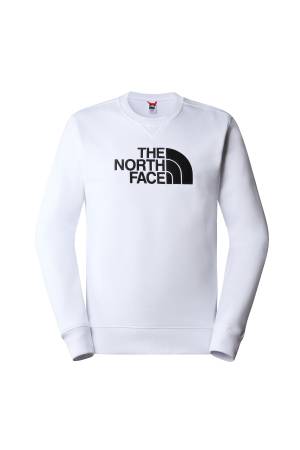 Drew Peak Crew Erkek SweaShirt - NF0A4SVR Beyaz/Siyah - 1
