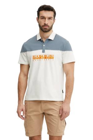 E-Saturnıa Ss Erkek Polo T-Shirt - NP0A4IDD Beyaz - Napapijri