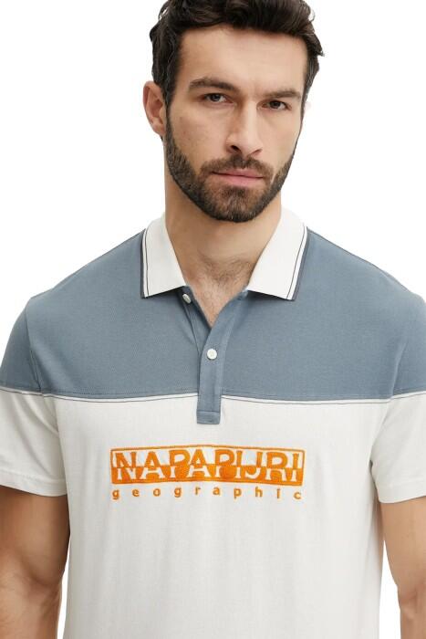 E-Saturnıa Ss Erkek Polo T-Shirt - NP0A4IDD Beyaz - 4
