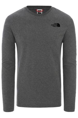 Easy Tee - Eu Erkek Uzun Kollu T-Shirt - NF0A2TX1 Gri Menanj - The North Face