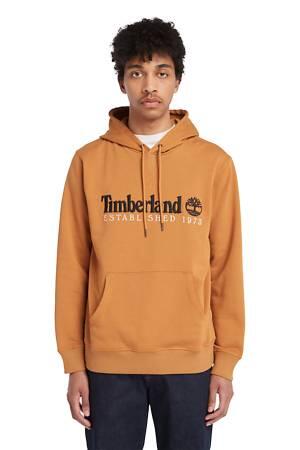 Embroidery Logo Brush Back Erkek SweatShirt - TB0A5NR2 Açık Kahverengi - Timberland