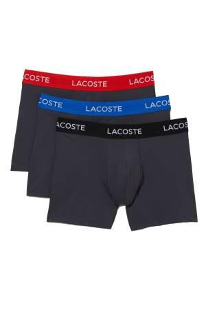 Erkek 3'lü Boxer - 5H6562 Koyu Gri / Kırmızı / Mavi / Siyah Koyu Gri / Kırmızı / Mavi / Si