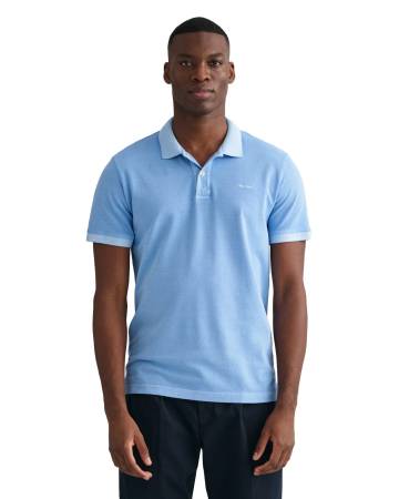 Erkek Polo Yaka T-Shirt - 2043005 Açık Mavi - Gant