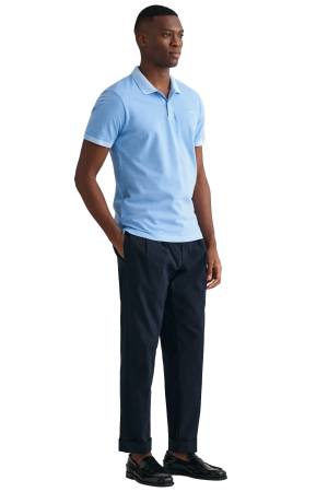 Erkek Polo Yaka T-Shirt - 2043005 Açık Mavi - 2