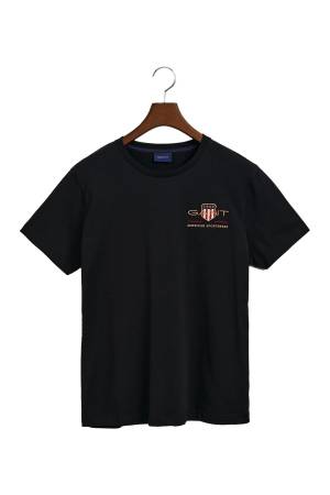 Erkek Regular Fit T-Shirt - 2003081 Siyah - Gant