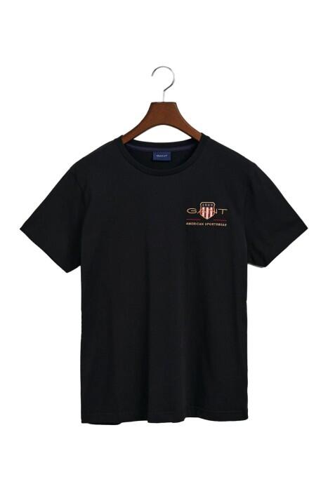 Erkek Regular Fit T-Shirt - 2003081 Siyah - 1