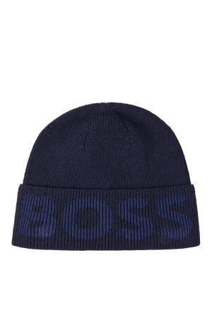 Erkek Tek Yönlü Bere-50475939 Koyu Mavi - Boss