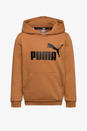 Ess Big Logo Erkek Kapüşonlu SweatShirt - 586689 Kahverengi - Puma