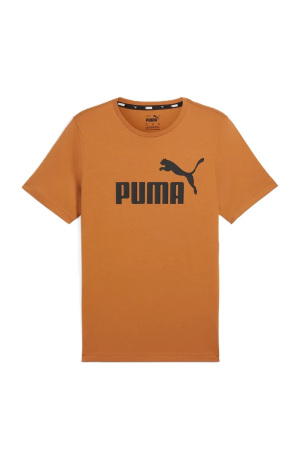 Ess Logo Tee Erkek T-Shirt - 586667 Kahverengi - Puma