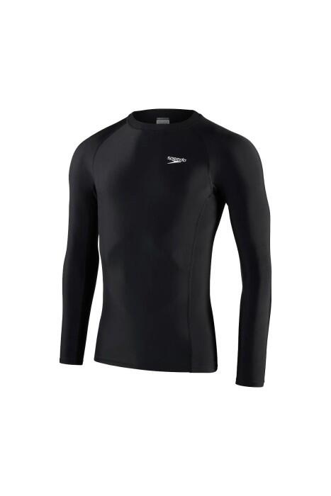 Ess Ls Sun Prot Top Am Erkek Yüzücü T-Shirt - 8-132093503 Siyah - 1