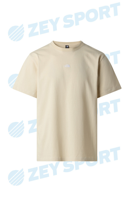 Essential Center Logo Relaxed Erkek T-Shirt - NF0A8GQE Açık Bej - 1