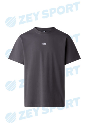 Essential Center Logo Relaxed Erkek T-Shirt - NF0A8GQE Antrasit - The North Face