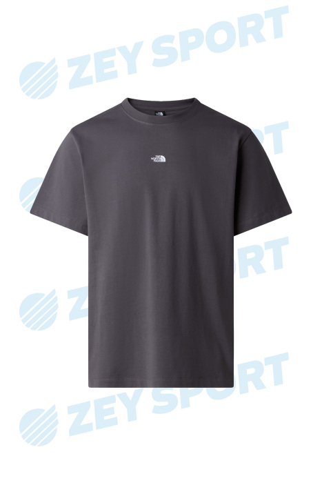 Essential Center Logo Relaxed Erkek T-Shirt - NF0A8GQE Antrasit - 1