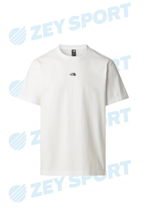 Essential Center Logo Relaxed Erkek T-Shirt - NF0A8GQE Beyaz - 1