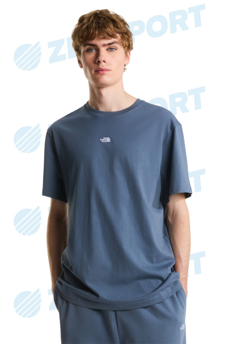 Essential Center Logo Relaxed Erkek T-Shirt - NF0A8GQE Granit Gri - 1