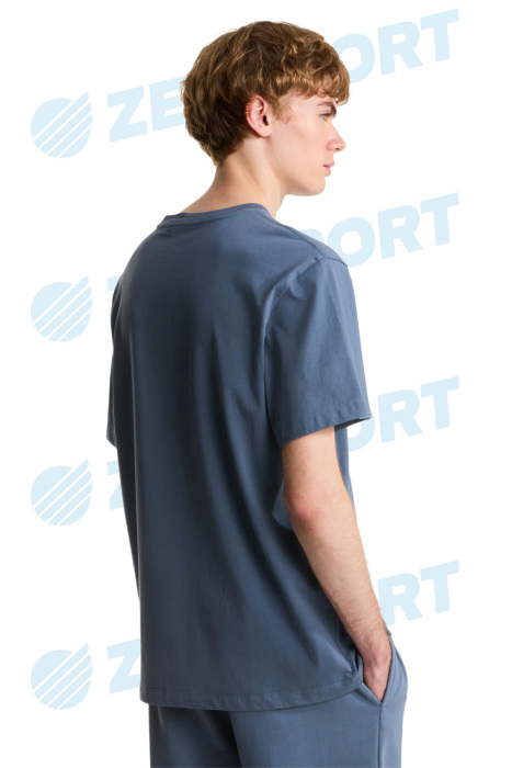 Essential Center Logo Relaxed Erkek T-Shirt - NF0A8GQE Granit Gri - 4